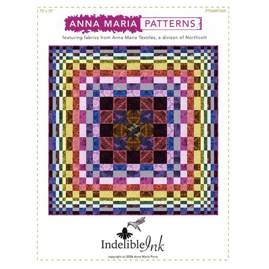 Indelible Ink Quilt by Anna Maria Textiles

Indelible Ink Quilt Pattern will make an exceptional addition to your pattern collection. Piece it together with prints in Indelible by Anna Maria for Northcott Fabrics for a picture perfect finished project.

**This is the pattern only.

Indelible Ink Quilt:
- Finished size: 75" x 75"
- Technique: Machine Pieced
- Skill Level: Beginner