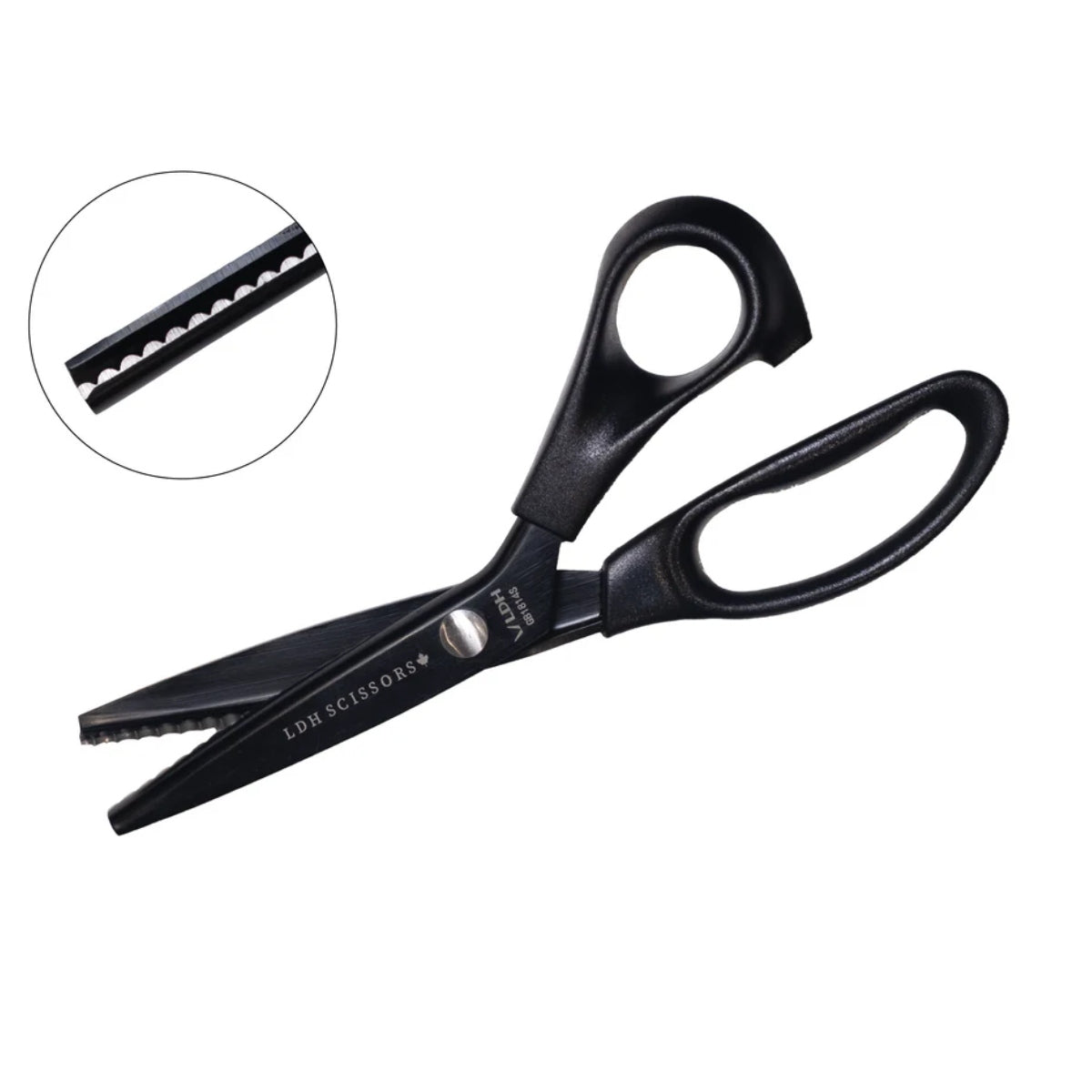 The latest member of our Pinking Shears family – our Midnight Edition Scalloped Pinking Shears! Instead of the classic zigzag edge, scalloped pinking shears create a soft, rounded finish that helps prevent fraying. 

Designed to be smooth and powerful, our Scalloped Pinking Shears are a great addition to your creative toolkit.