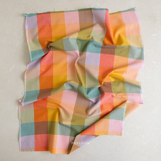 Manufacturer: Fableism Supply Co.
Designer: Fableism Supply Co.
Collection: Lumiere
Print Name: Wide Happy Checkers in Bloom
Material: 100% Cotton Woven
SKU: LMR55-01-BLOOM
Width: 55 inches