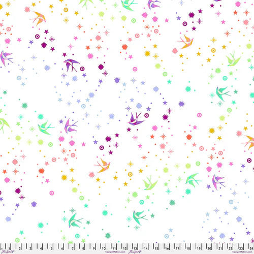 Manufacturer: FreeSpirit Fabrics
Designer: Tula Pink
Collection: True Colors
Print Name: Fairy Dust in White MINKY
Material: 100% Polyester
Weight: Quilting
SKU: MKTP005.WHITE
Width: 58/60 inches