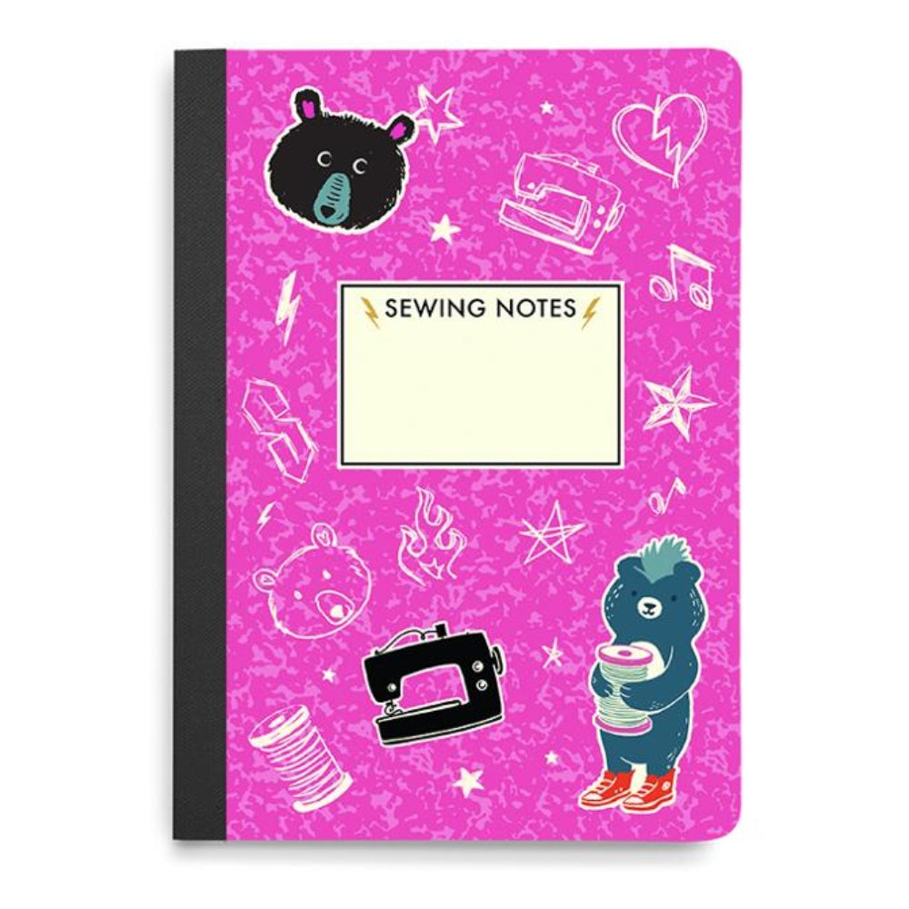 Thei notebooks are perfect for sewing plans, grocery lists, and personal manifests