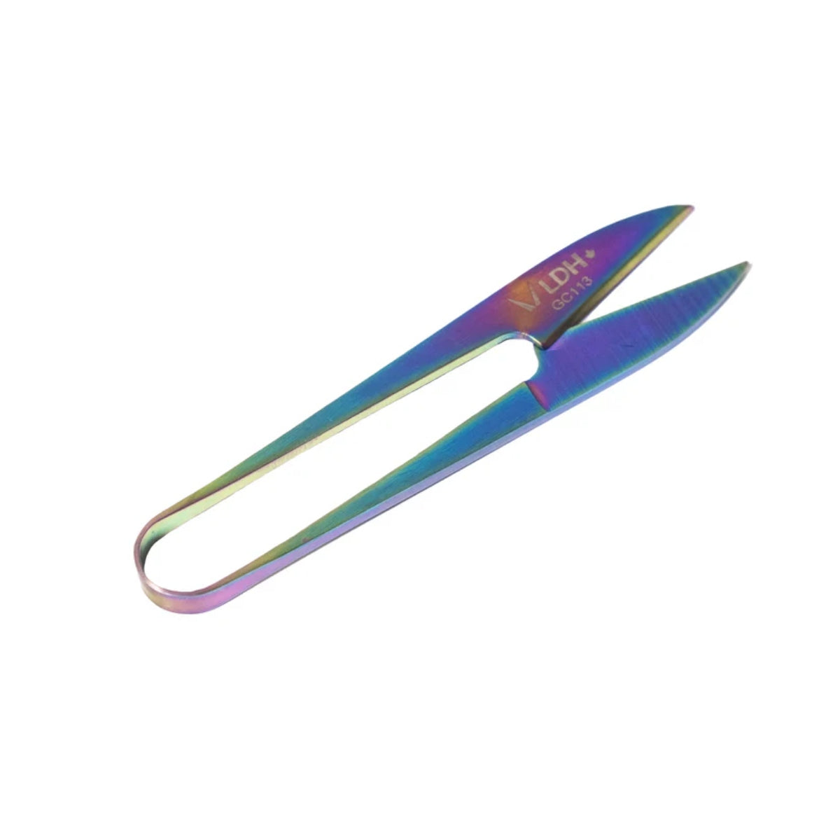 Now with our Prism coating! Our One-Piece Thread Snips are based on the design of the oldest scissors in the world: sheep shears! They're lightweight, versatile, and easy to use, and you won't ever have to worry about losing a screw. 

They are great for knitting, crochet, trimming thread, embroidery, lightweight fabric trimming.