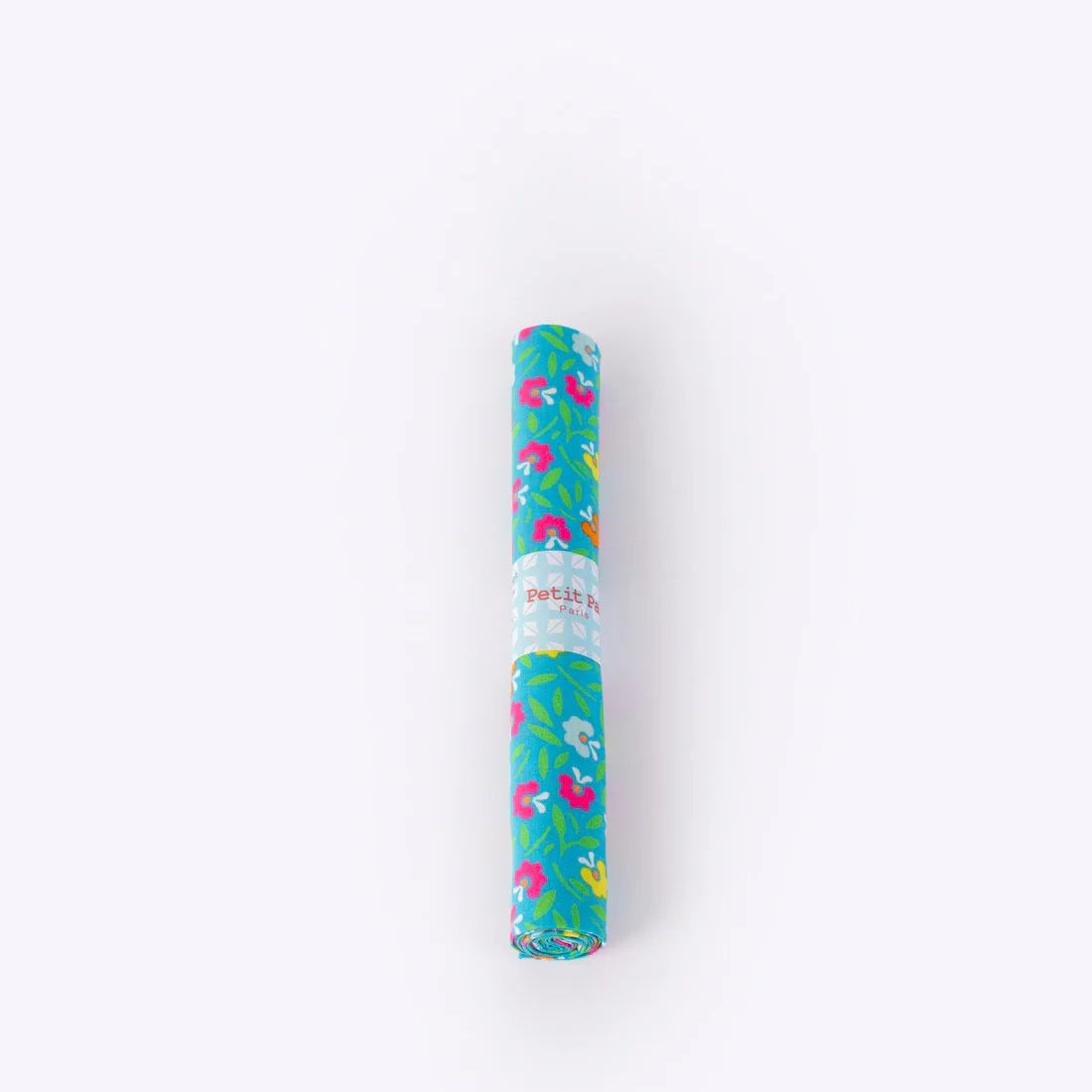 Direct from Paris, France. Petit Pan "Coupons" are an upsized fat quarter, 50x70cm. Throw some into your next project to add something extra special!

Manufacturer: Petit Pan
Print Name: Petunia in Cyan
Material: 100% Cotton
Weight: Quilting
Measures: 50x70cm