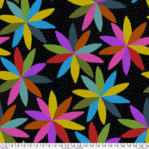 Manufacturer: FreeSpirit Fabrics
Designer: Anna Maria Horner
Collection: AM Loves HUE
Print Name: Cartwheels in Parade
Material: 100% Cotton
Weight: Quilting 
SKU: PWAH127.PARADE
Width: 44 inches