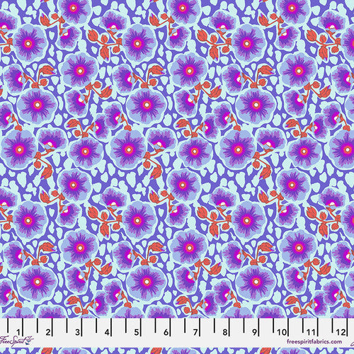 Manufacturer: FreeSpirit Fabrics Designer: Anna Maria Horner Collection: Good Gracious Print Name: Happy Blooms in Grape Material: 100% Cotton  Weight: Quilting  SKU: PWAH220.GRAPE Width: 44 inches