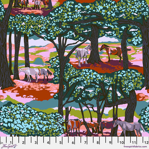 Manufacturer: FreeSpirit Fabrics Designer: Anna Maria Horner Collection: Good Gracious Print Name: New Forest in Dappled Material: 100% Cotton  Weight: Quilting  SKU: PWAH221.DAPPLED Width: 44 inches