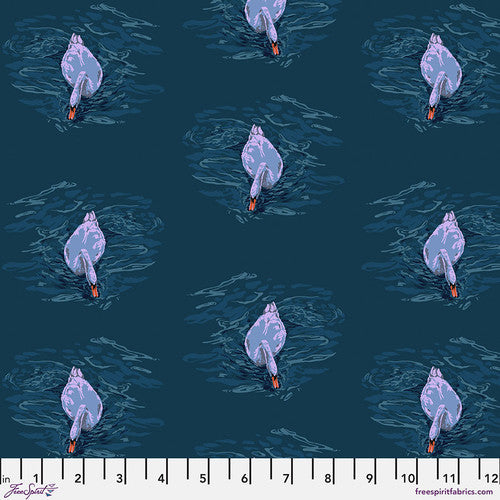 Manufacturer: FreeSpirit Fabrics Designer: Anna Maria Horner Collection: Good Gracious Print Name: Swanmore in Evening Material: 100% Cotton  Weight: Quilting  SKU: PWAH224.EVENING Width: 44 inches