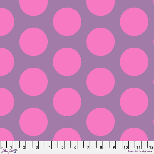 Manufacturer: FreeSpirit Fabrics Designer: Tula Pink Collection: Roar! Print Name: Dinosaur Eggs in Mist Material: 100% Cotton  Weight: Quilting  SKU: PWTP230.MIST Width: 44 inches