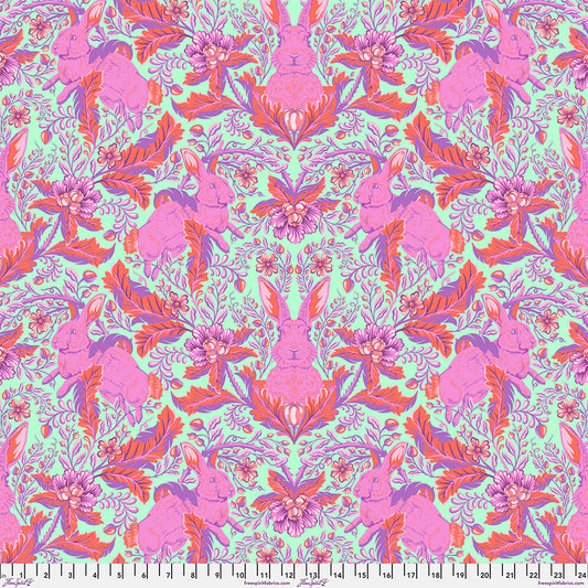 Manufacturer: FreeSpirit Fabrics
Designer: Tula Pink
Collection: Full Moon Forest II
Print Name: Hoppy Go Luck in Blossom
Material: 100% Cotton 
Weight: Quilting 
SKU: PWTP246.BLOSSOM
Width: 44 inches