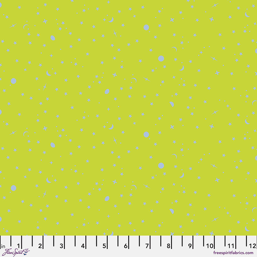 Manufacturer: FreeSpirit Fabrics
Designer: Tula Pink
Collection: True Colors 2025
Print Name: Space Sprinkles in Lightning Bug
Material: 100% Cotton
Weight: Quilting
SKU: PWTP254.LIGHTNINGBUG
Width: 44 inches