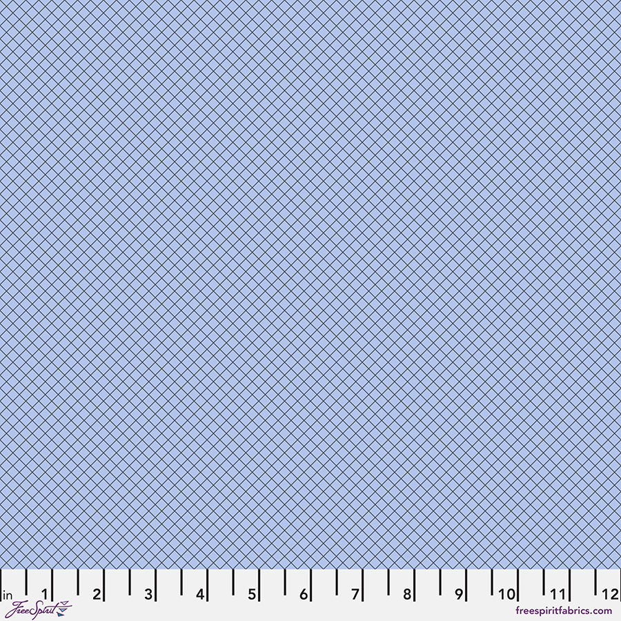 Manufacturer: FreeSpirit Fabrics
Designer: Tula Pink
Collection: True Colors 2025
Print Name: On The Grid in Shoreline
Material: 100% Cotton
Weight: Quilting
SKU: PWTP55.SHORELINE
Width: 44 inches