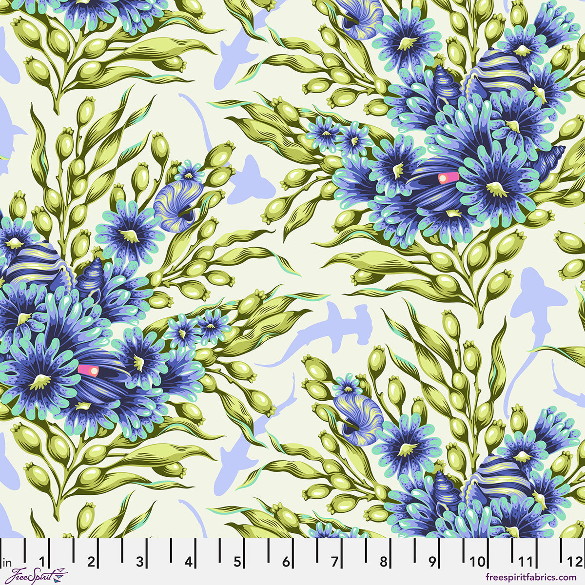 Manufacturer: FreeSpirit Fabrics
Designer: Tula Pink
Collection: Floral Reef
Print Name: Shadow Sharks in Marine
Material: 100% Cotton
Weight: Quilting
SKU: PWTP267.MARINE
Width: 44 inches