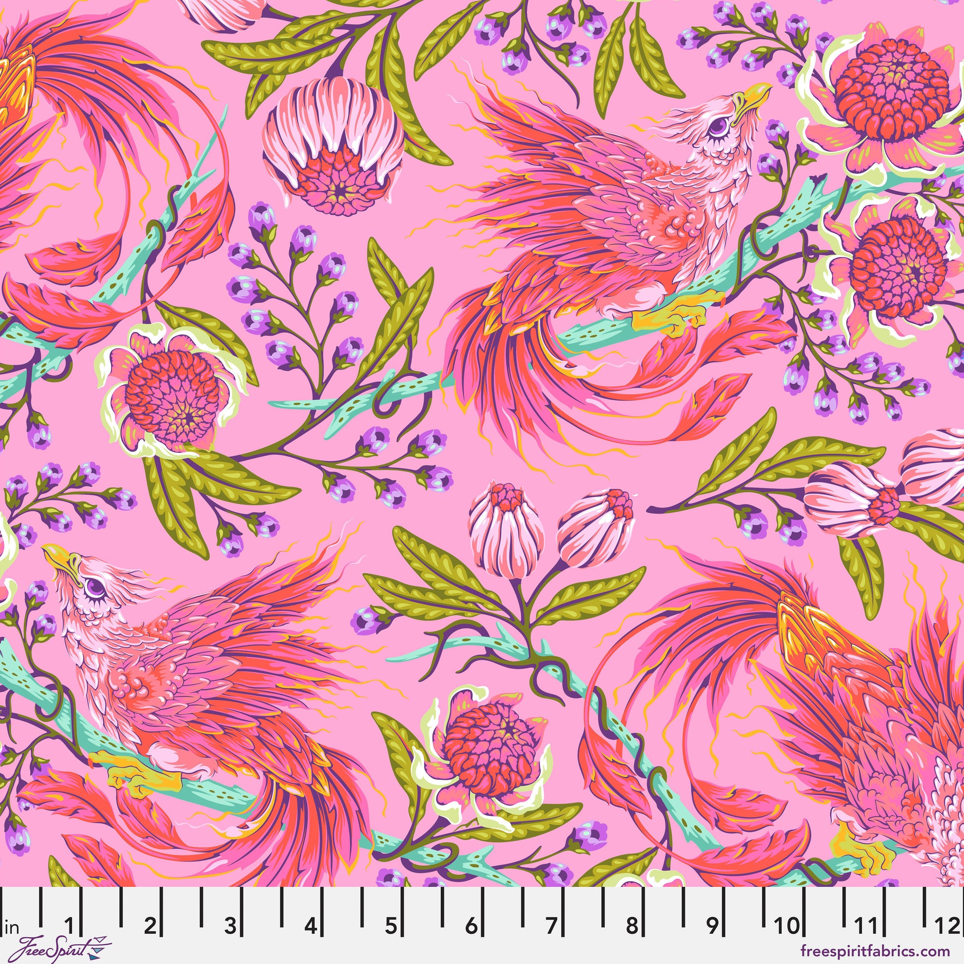 Manufacturer: FreeSpirit Fabrics
Designer: Tula Pink
Collection: Legendary
Print Name: Hot Wings in Wild Orchid
Material: 100% Cotton
Weight: Quilting
SKU: PWTP281.WILDORCHID
Width: 44 inches