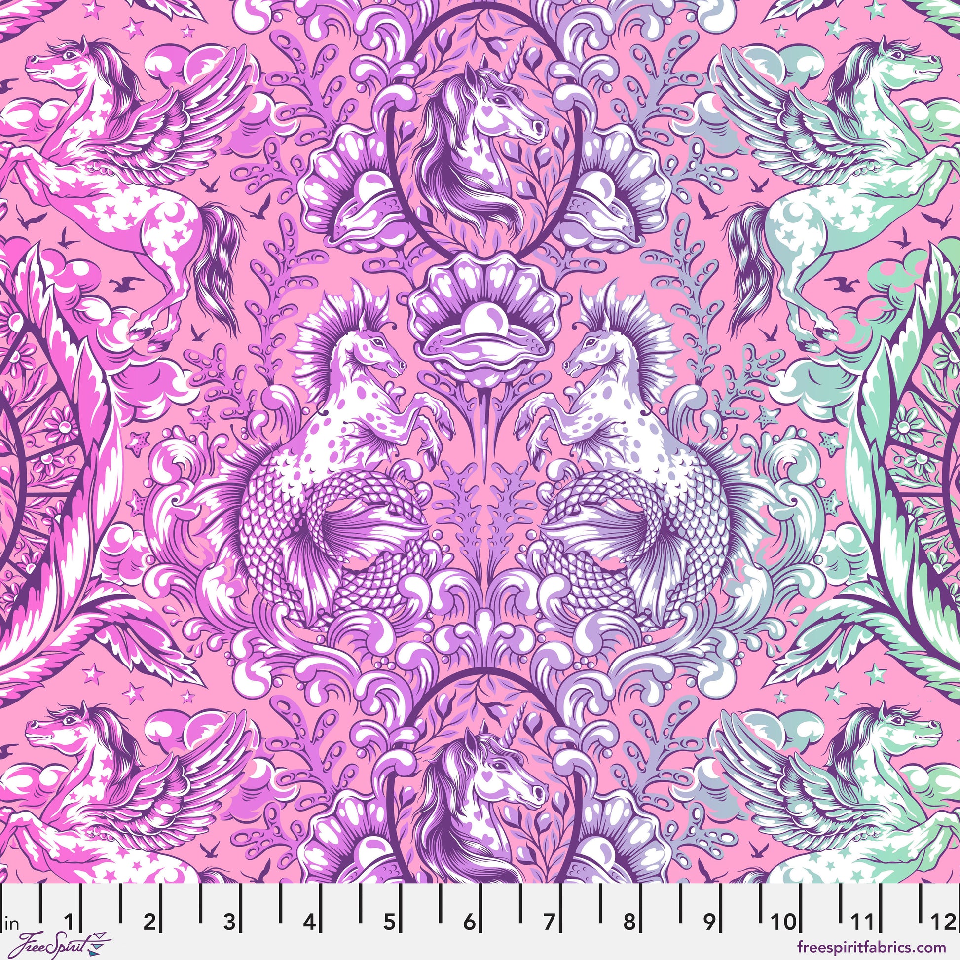 Manufacturer: FreeSpirit Fabrics
Designer: Tula Pink
Collection: Legendary
Print Name: Pony Tales in Wild Orchid
Material: 100% Cotton
Weight: Quilting
SKU: PWTP284.WILDORCHID
Width: 44 inches