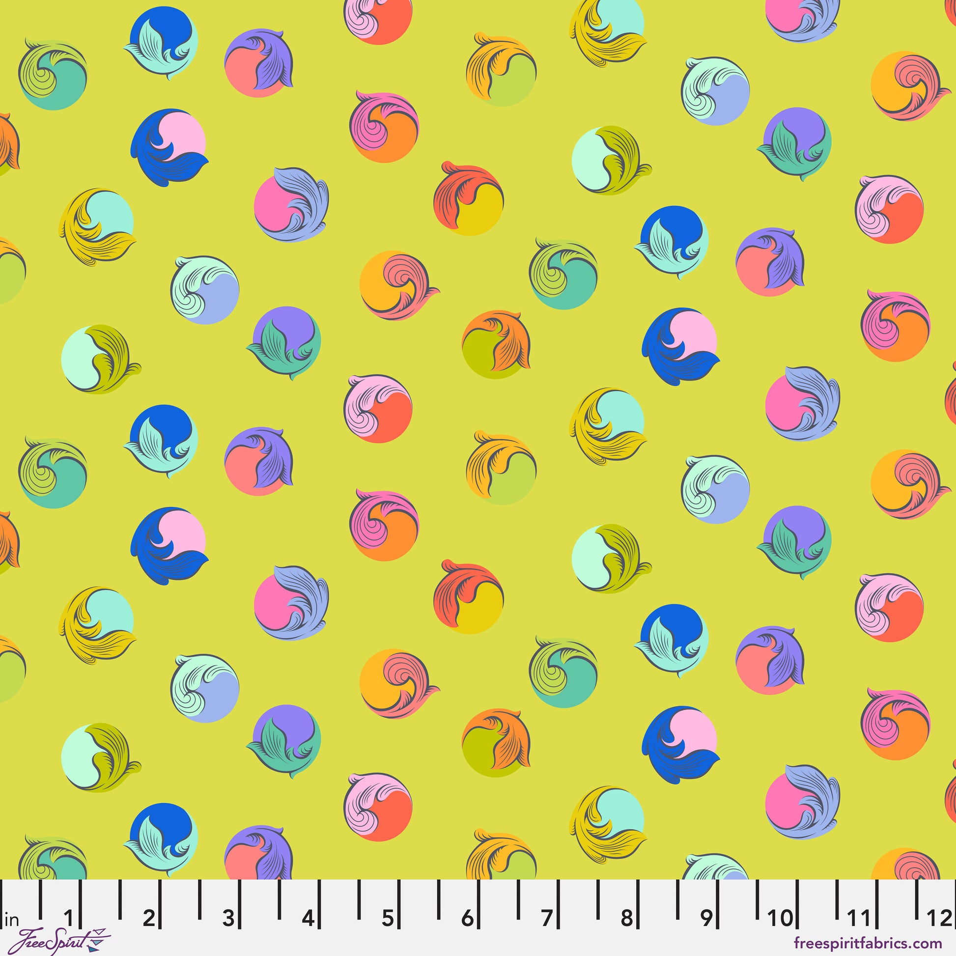 Manufacturer: FreeSpirit Fabrics
Designer: Tula Pink
Collection: Legendary
Print Name: Gumdrop in Apple
Material: 100% Cotton
Weight: Quilting
SKU: PWTP286.APPLE
Width: 44 inches