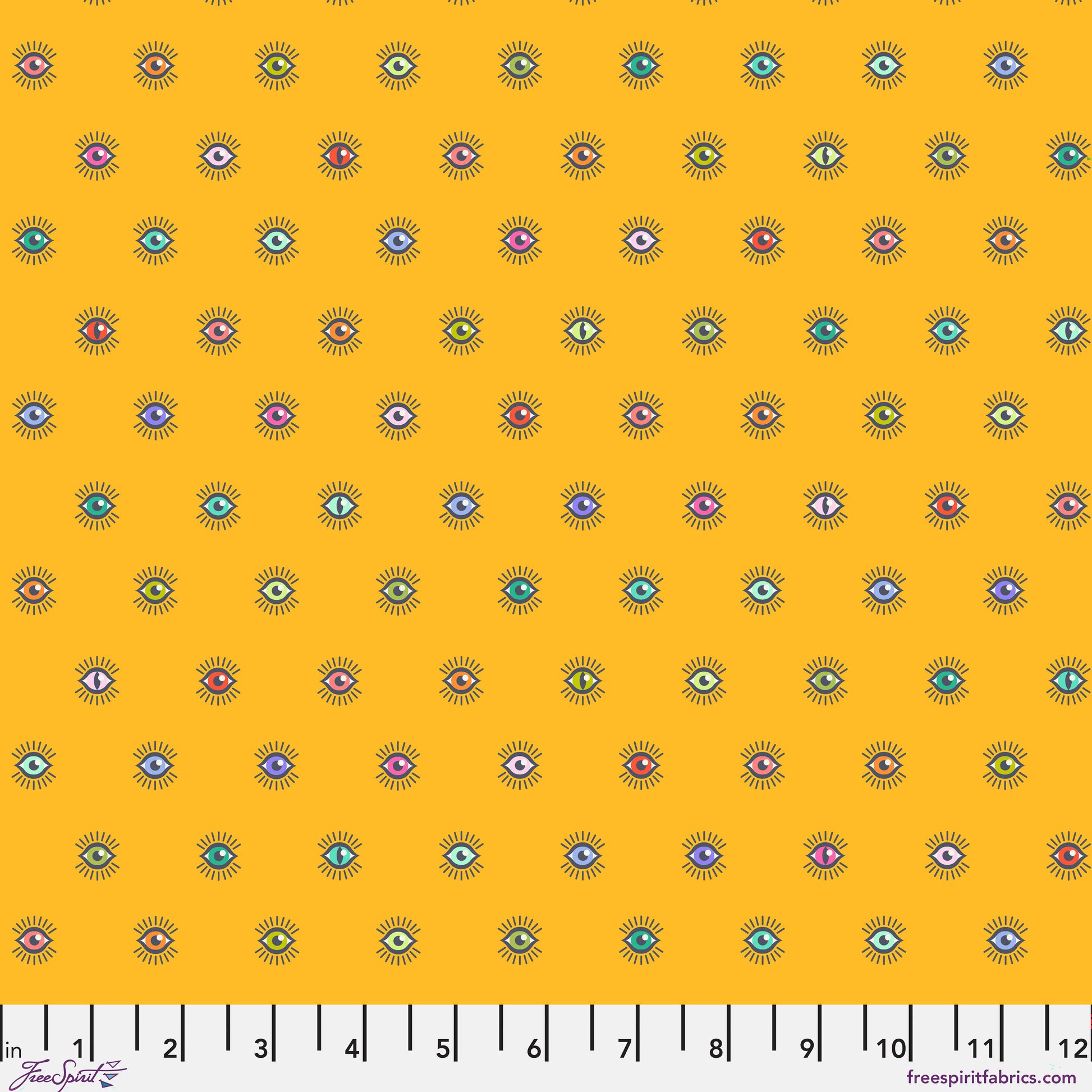 Manufacturer: FreeSpirit Fabrics
Designer: Tula Pink
Collection: Legendary
Print Name: Visionary in Dandelion
Material: 100% Cotton
Weight: Quilting
SKU: PWTP287.DANDELION
Width: 44 inches