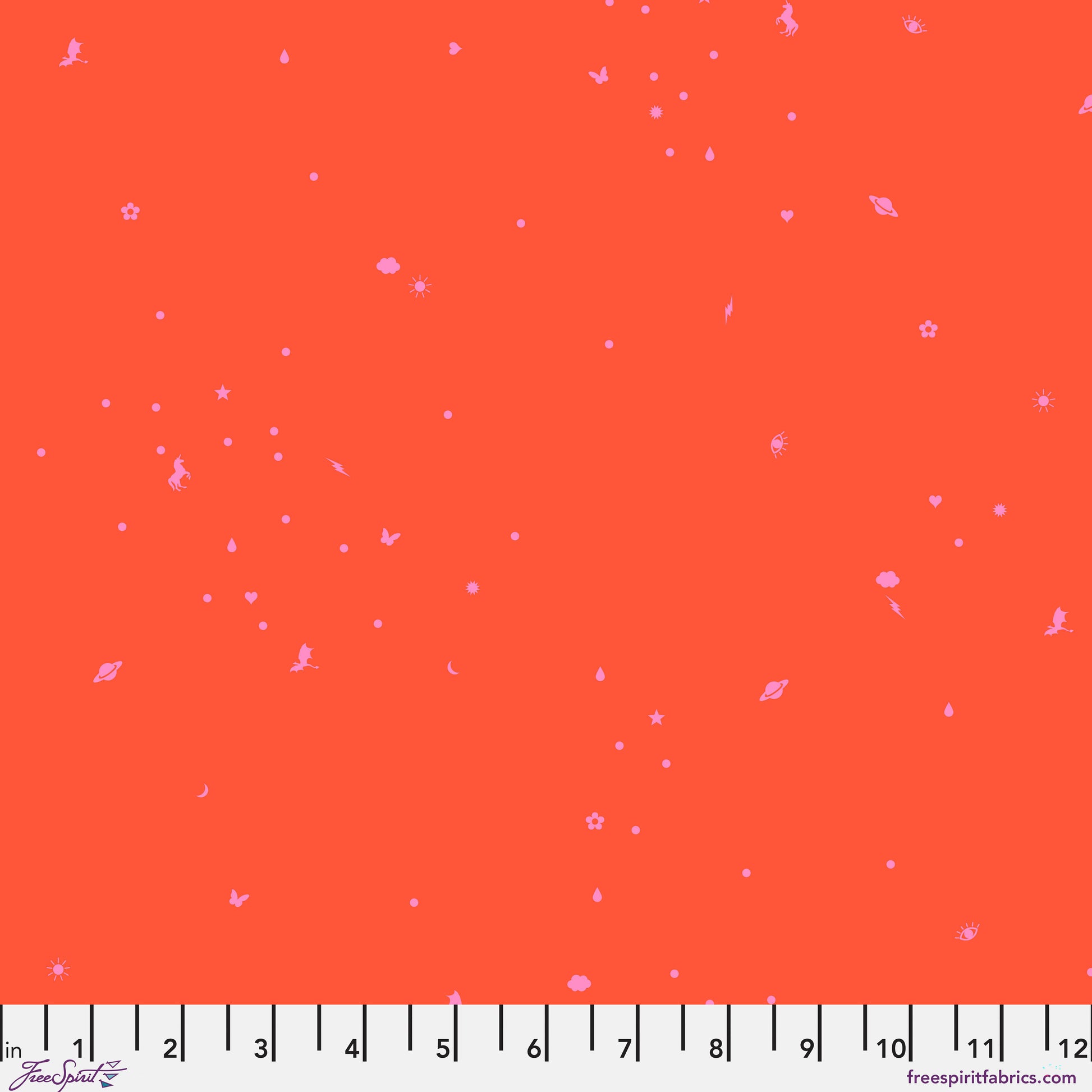 Manufacturer: FreeSpirit Fabrics
Designer: Tula Pink
Collection: Legendary
Print Name: Charmed in Vermillion
Material: 100% Cotton
Weight: Quilting
SKU: PWTP289.VERMILLION
Width: 44 inches