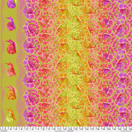 Manufacturer: Freespirit Fabrics
Designer: Tula Pink
Collection: Down to Earth
Print Name: Snailed It! in Afterglow
Material: 100% Cotton
Weight: Quilting
SKU: PWTP295.AFTERGLOW
Width: 44 inches