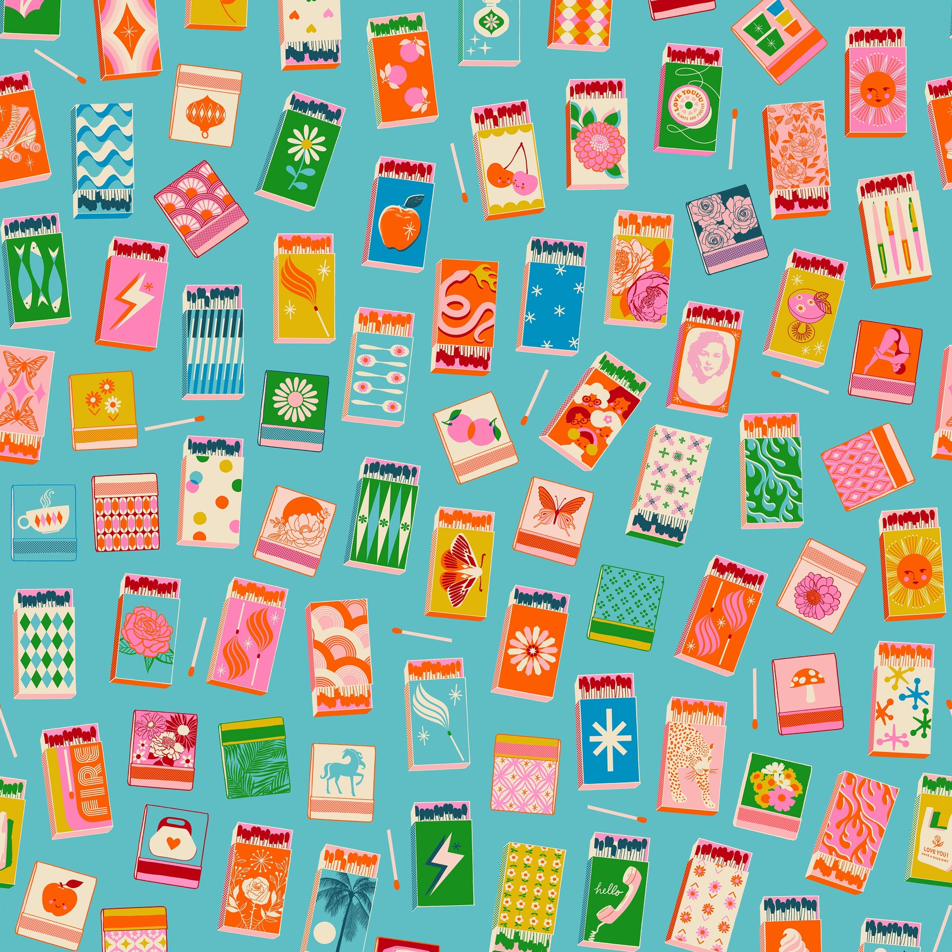 Manufacturer: Ruby Star Society
Designer: Melody Miller
Collection: Trinketry
Print Name: Matchmaker in Turquoise
Material: 100% Cotton
Weight: Quilting 
SKU: RS0109-18
Width: 44 inches