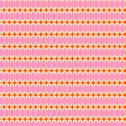 Manufacturer: Ruby Star Society
Designer: Melody Miller
Collection: Trinketry
Print Name: Matchbook in Flamingo
Material: 100% Cotton
Weight: Quilting 
SKU: RS0115-12
Width: 44 inches