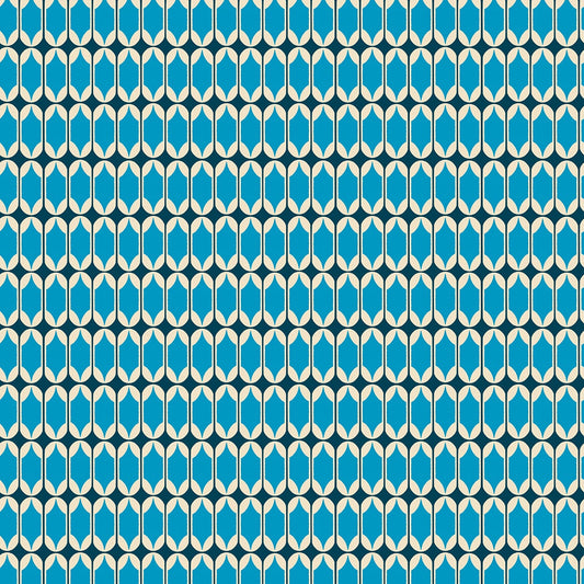 Manufacturer: Ruby Star Society
Designer: Melody Miller
Collection: Trinketry
Print Name: Matchbook in Bright Blue
Material: 100% Cotton
Weight: Quilting 
SKU: RS0115-16
Width: 44 inches