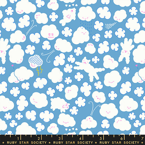 Manufacturer: Ruby Star Society
Designer: Rashida Coleman-Hale
Collection: Float
Print Name: Cloudy in Ripple
Material: 100% Cotton
Weight: Quilting
SKU: RS1144-16
Width: 44 inches
