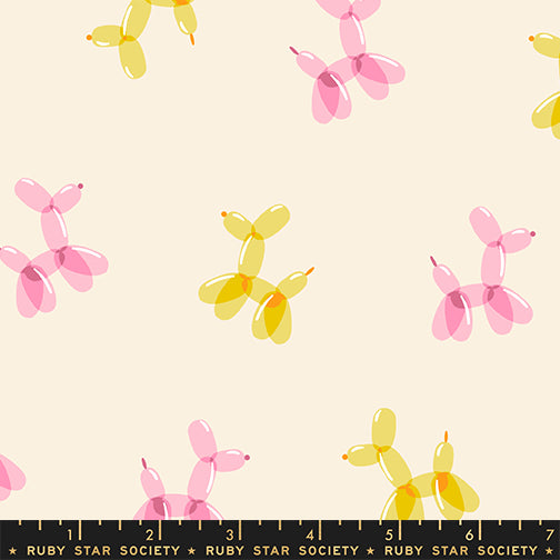 Manufacturer: Ruby Star Society
Designer: Rashida Coleman-Hale
Collection: Float
Print Name: Balloon Doggie in Natural
Material: 100% Cotton
Weight: Quilting
SKU: RS1147-11
Width: 44 inches