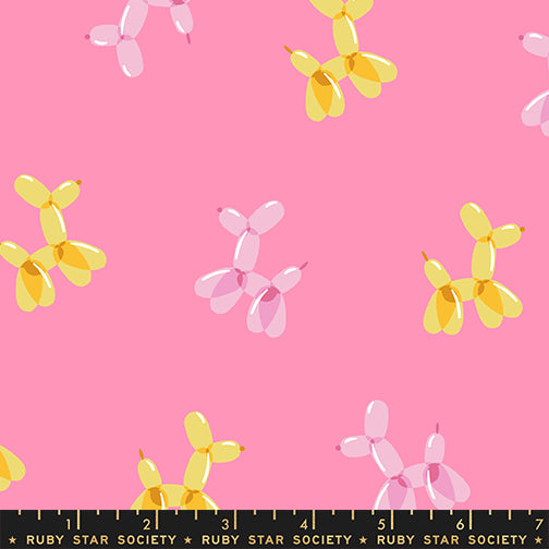 Manufacturer: Ruby Star Society
Designer: Rashida Coleman-Hale
Collection: Float
Print Name: Balloon Doggie in Lucky Pink
Material: 100% Cotton
Weight: Quilting
SKU: RS1147-13
Width: 44 inches