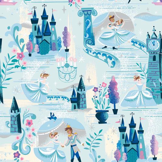 Manufacturer: Riley Blake Designs
Designer: Jill Howarth
Collection: Wishes
Print Name: The Ball in Powder Sparkle
Material: 100% Cotton
Weight: Quilting
SKU: C18070R-POWDER
Width: 44 inches