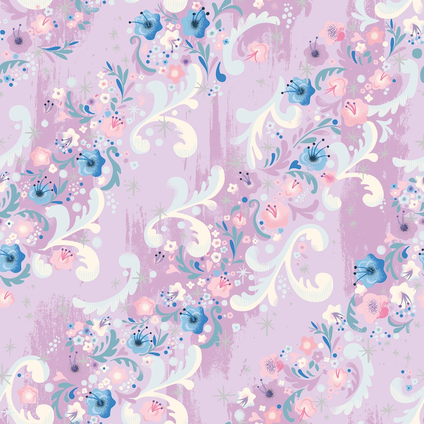 Manufacturer: Riley Blake Designs
Designer: Jill Howarth
Collection: Wishes
Print Name: Cindy's Flowers in Vanity Sparkle
Material: 100% Cotton
Weight: Quilting
SKU: C18074R-VANITY
Width: 44 inches