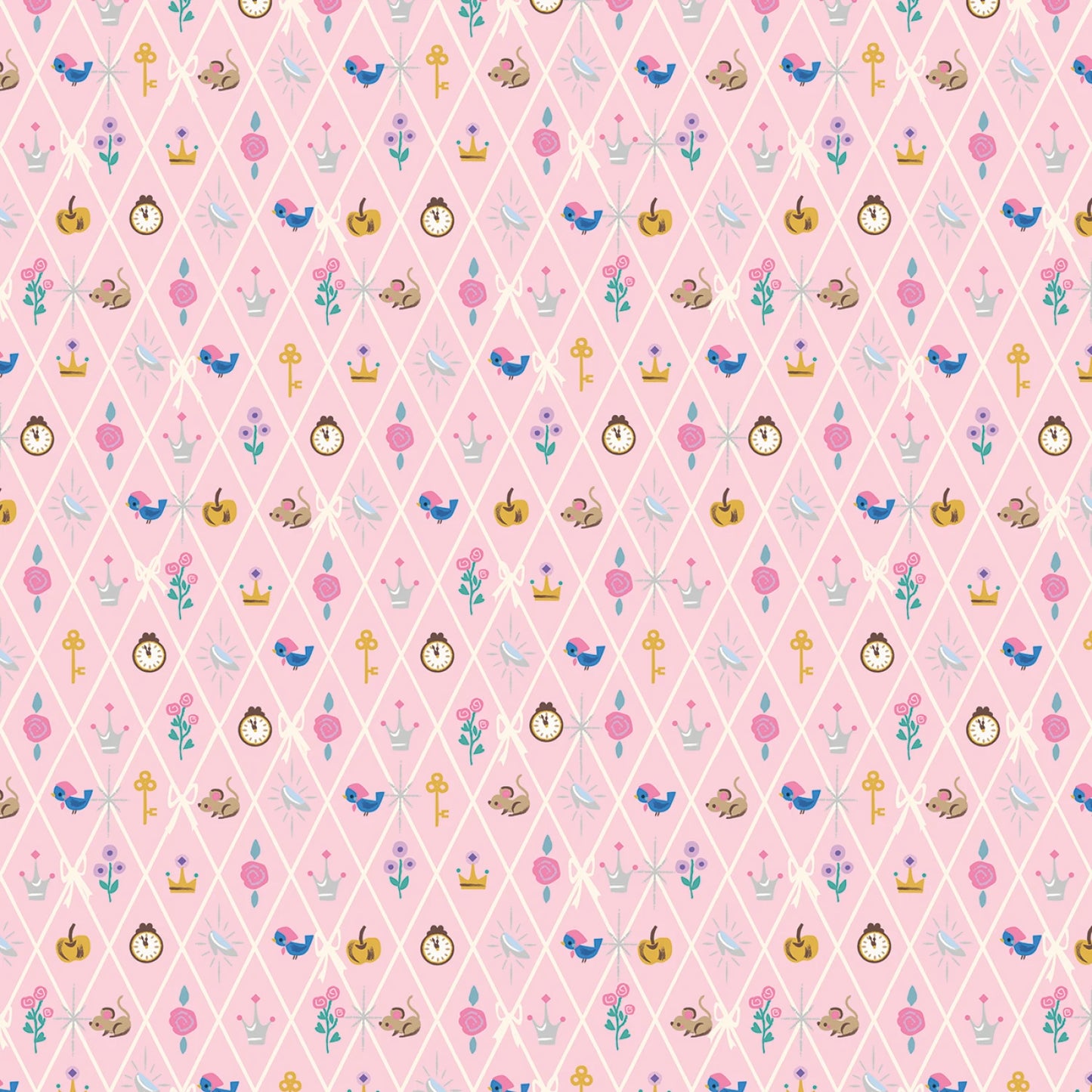 Manufacturer: Riley Blake Designs
Designer: Jill Howarth
Collection: Wishes
Print Name: Diamond in Petal Pink Sparkle
Material: 100% Cotton
Weight: Quilting
SKU: C18075R-PETALPINK
Width: 44 inches