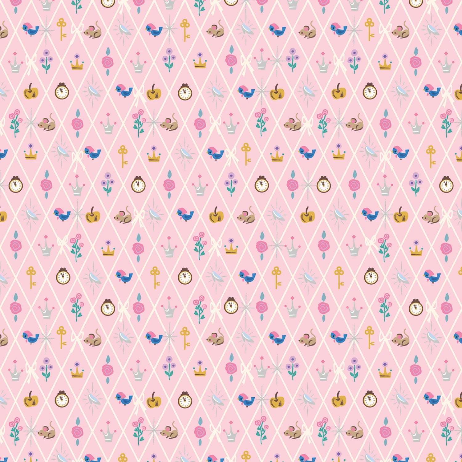 Manufacturer: Riley Blake Designs
Designer: Jill Howarth
Collection: Wishes
Print Name: Diamond in Petal Pink Sparkle
Material: 100% Cotton
Weight: Quilting
SKU: C18075R-PETALPINK
Width: 44 inches