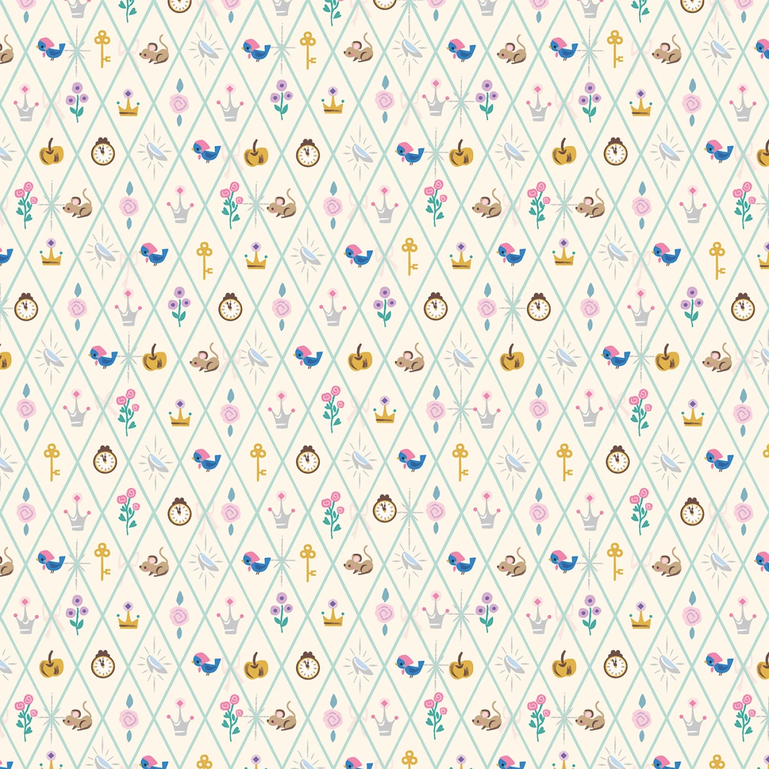 Manufacturer: Riley Blake Designs
Designer: Jill Howarth
Collection: Wishes
Print Name: Diamond in Vintage White Sparkle
Material: 100% Cotton
Weight: Quilting
SKU: C18075R-VINTAGEWHITE
Width: 44 inches