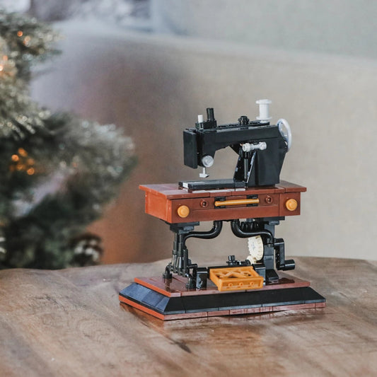 Use this 250+ piece set to build a mini Vintage Sewing Machine! This set is meant to be displayed as a decorative piece. It is non-functional, & not intended for frequent use. 