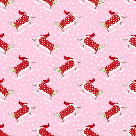 Manufacturer: Dear Stella
Designer: Pammie Jane
Collection: Catmas Carols
Print Name: Winter Wonderland in Pink
Material: 100% Cotton
Weight: Quilting
SKU: ST-DPJ3558PINK
Width: 44 inches