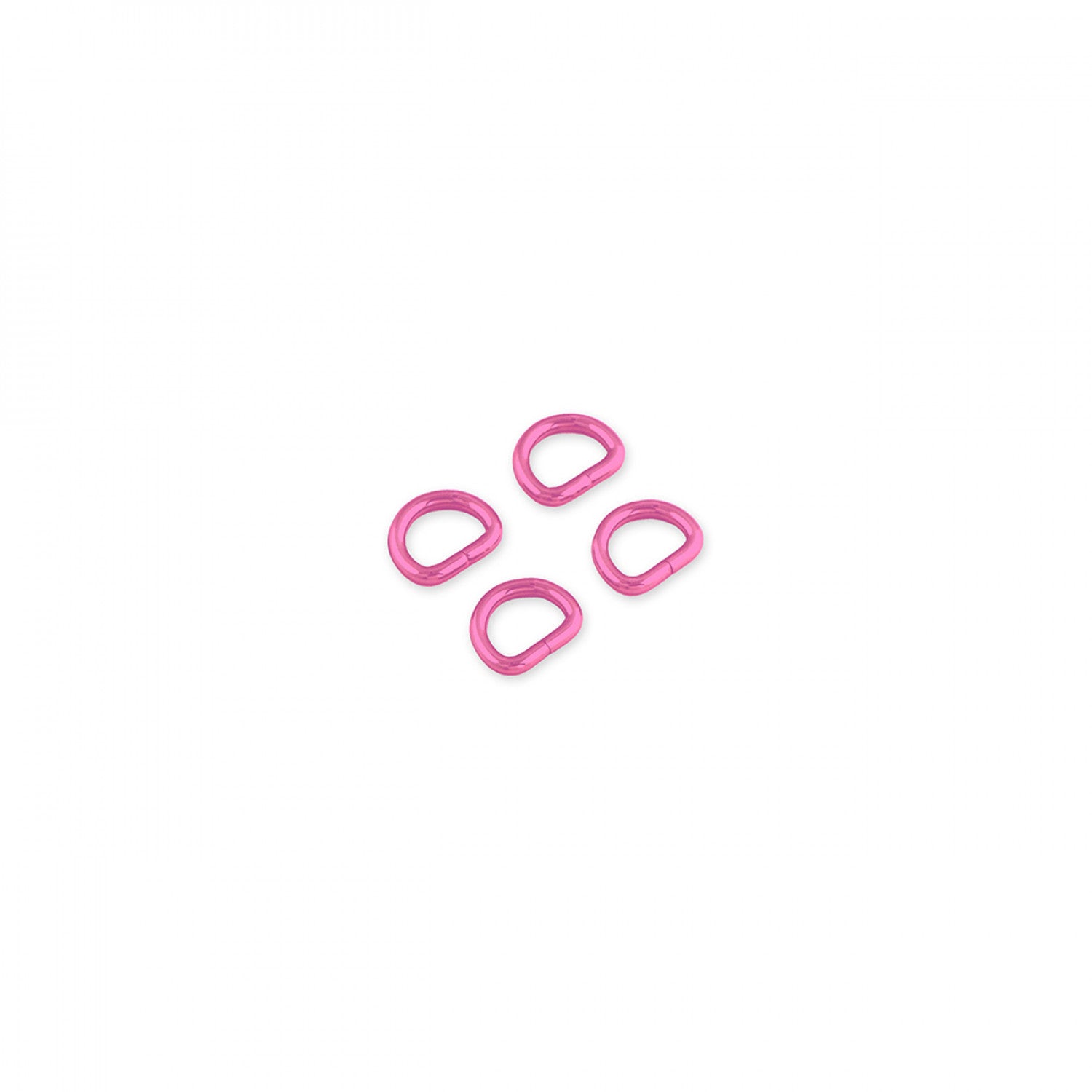 Pink Harware Tula Pink Hardware - Four Tula Pink 1/2in D-Rings – Birdie and Dot Fabrics