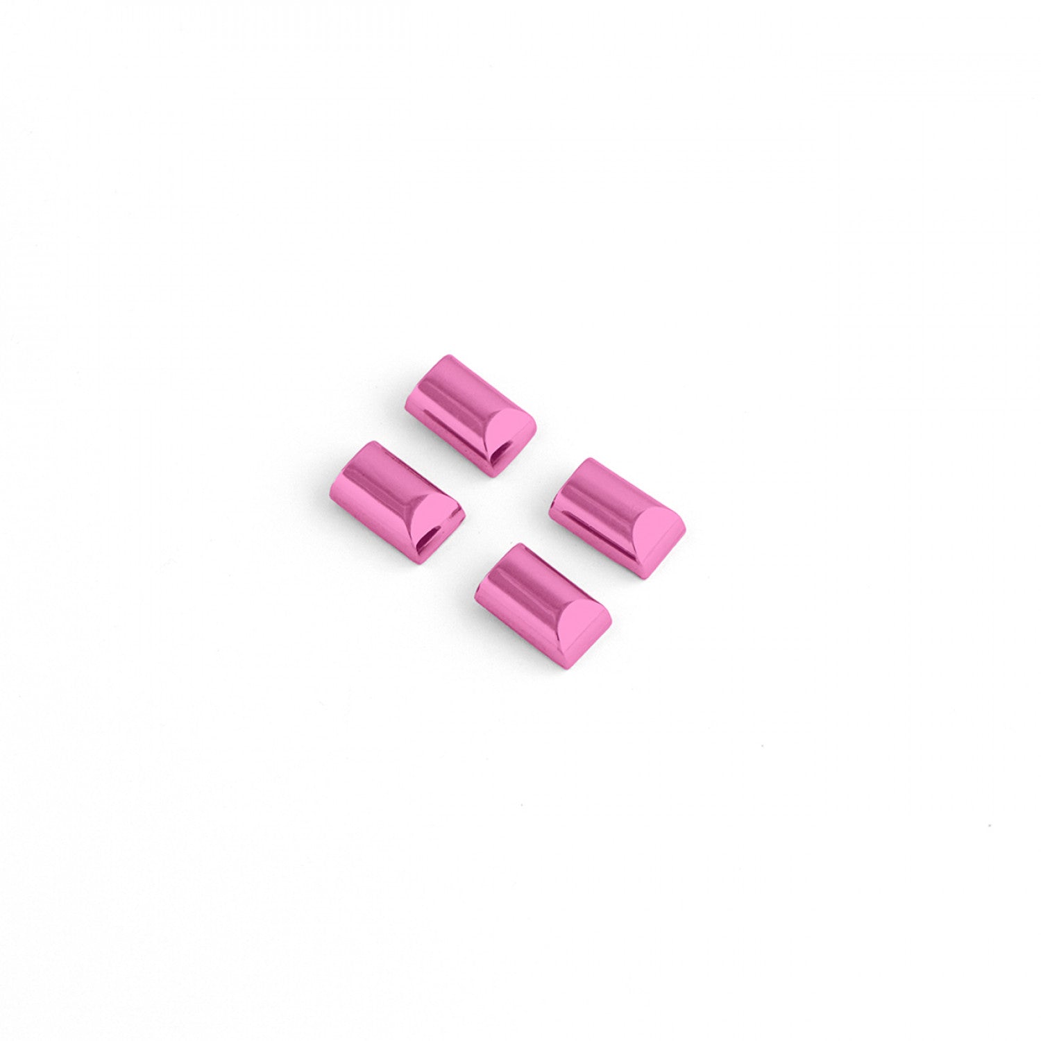 Pink Harware Tula Pink Hardware - Four Tula Pink 1/2in Zipper Cord Ends – Birdie and ...