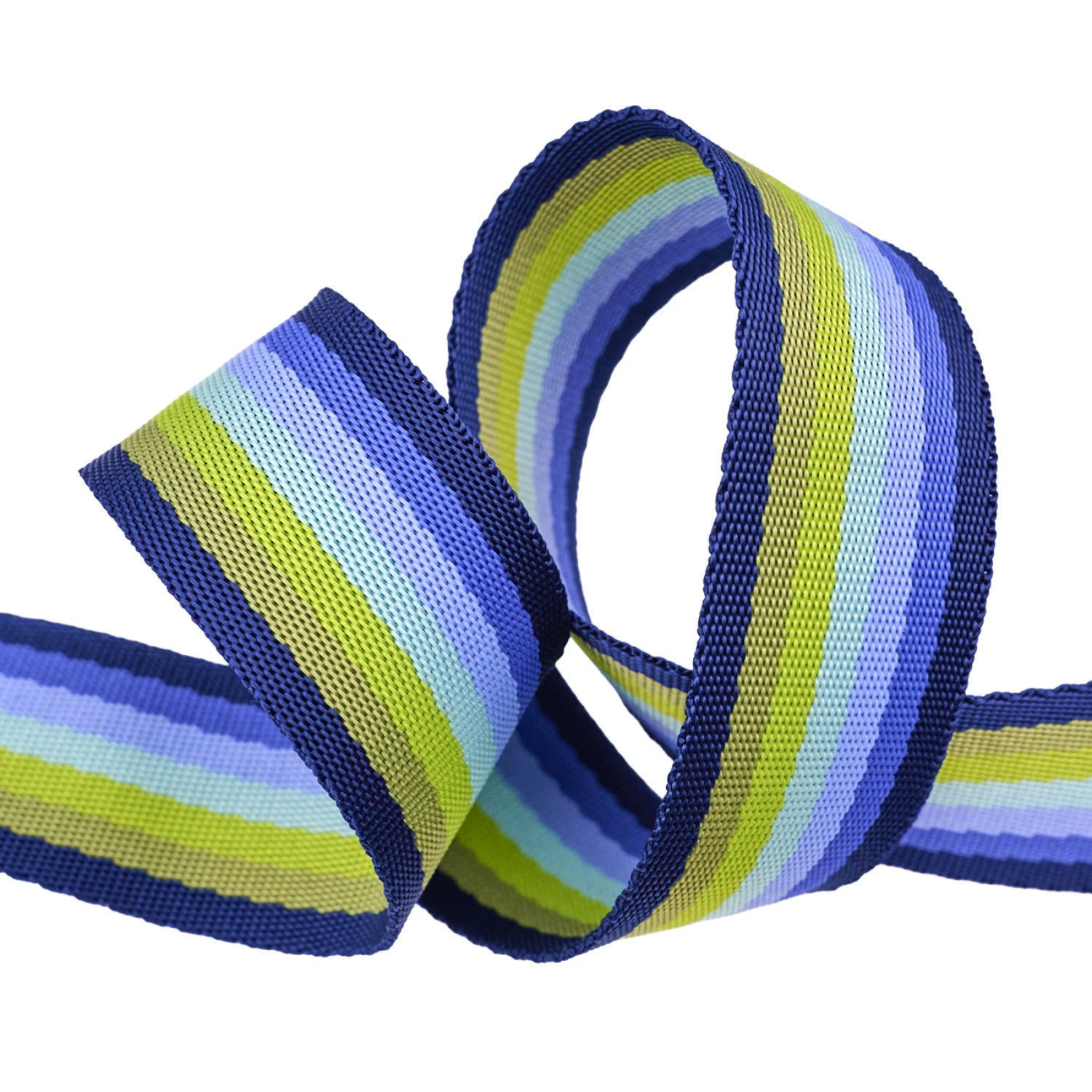 Tula Pink 1 1/2" Nylon Webbing by Renaissance Ribbons. Webbing is SOLD BY THE YARD.

Floral Reef - Smooth Sailing in Marine