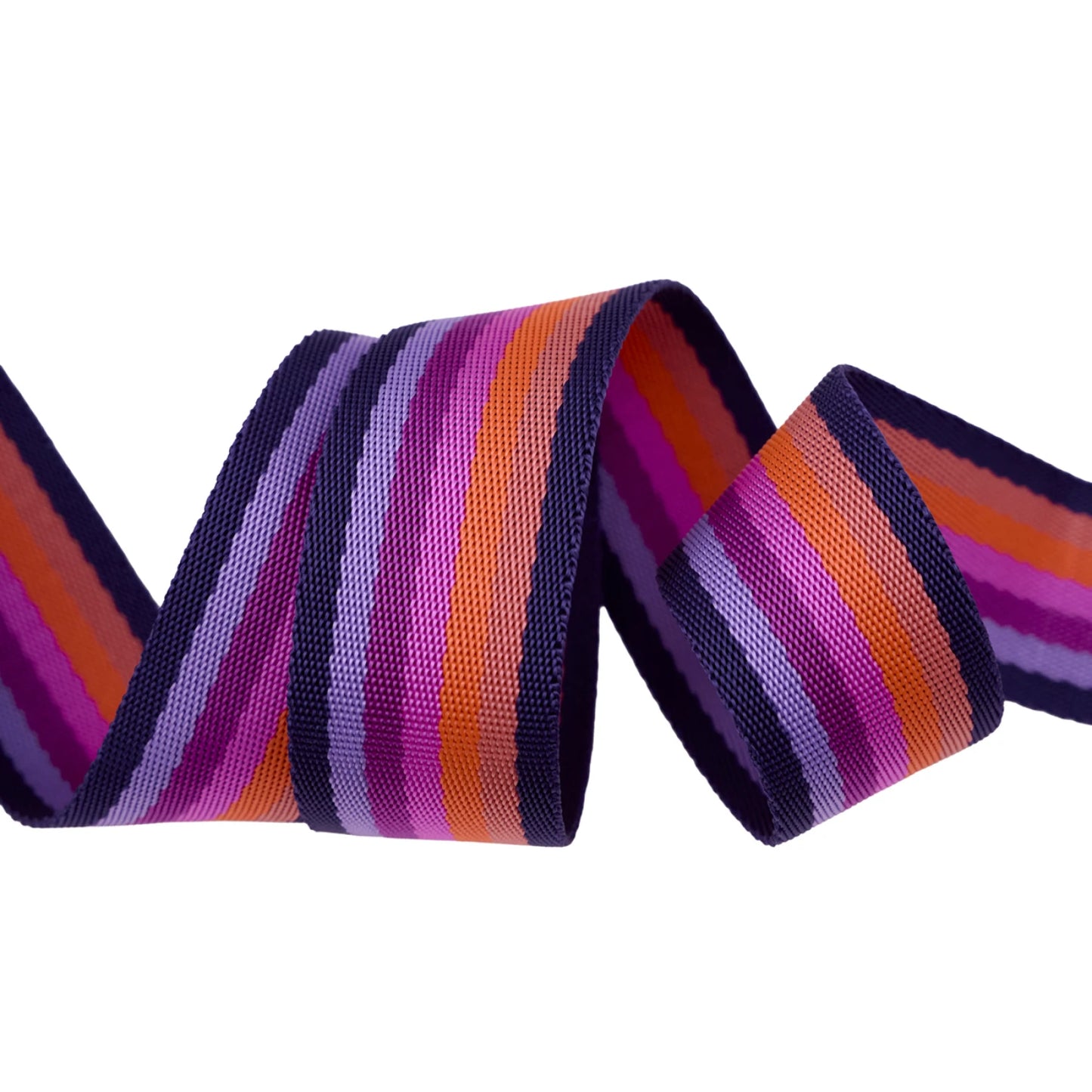 Tula Pink 1 1/2" Nylon Webbing by Renaissance Ribbons. Webbing is SOLD BY THE YARD.

Floral Reef - Smooth Sailing in Ultraviolet