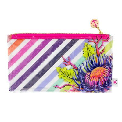 PREORDER || Tula Pink Hardware - Floral Reef - Floral Reef Pencil Pouch - APRIL 2026