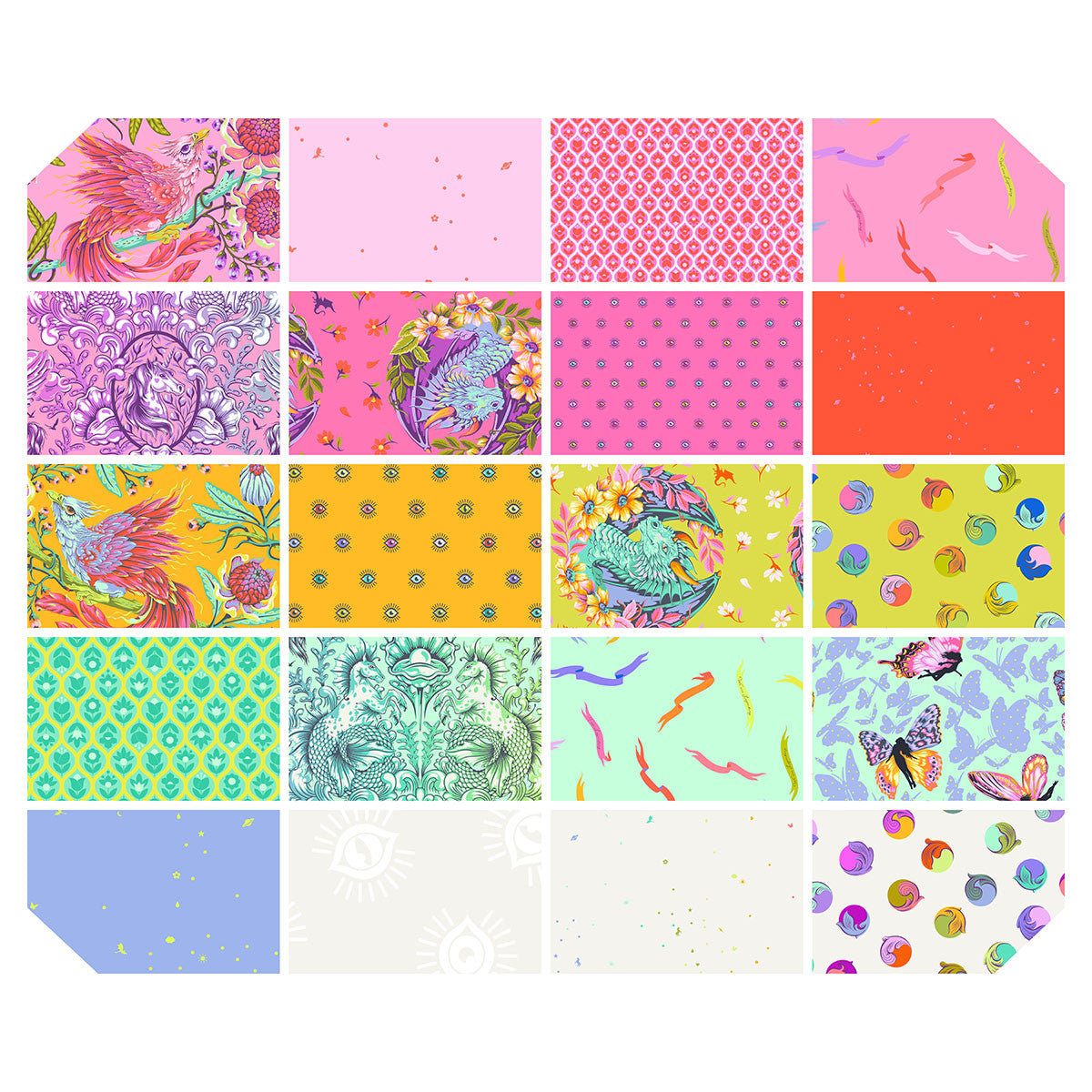 This FULL YARD BUNDLE contains 20 quilting cotton prints from Legendary by Tula Pink for Freespirit Fabrics

Manufacturer: FreeSpirit Fabrics
Designer: Tula Pink
Collection: Legendary
Material: 100% Cotton
Weight: Quilting