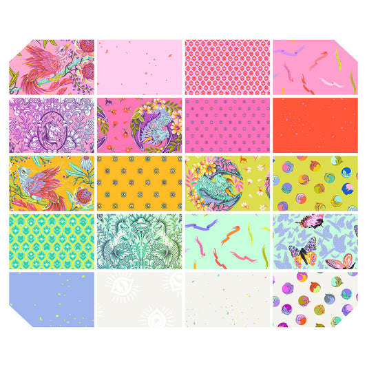 This FULL YARD BUNDLE contains 20 quilting cotton prints from Legendary by Tula Pink for Freespirit Fabrics

Manufacturer: FreeSpirit Fabrics
Designer: Tula Pink
Collection: Legendary
Material: 100% Cotton
Weight: Quilting