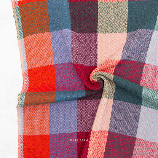 Manufacturer: Fableism Supply Co.
Designer: Fableism Supply Co.
Collection: Waffle Happy Checkers
Print Name: Waffle Happy Checkers in Sangria
Material: 100% Cotton Woven
SKU: WHC-01-3HC-SANGRIA
Width: 55 inches