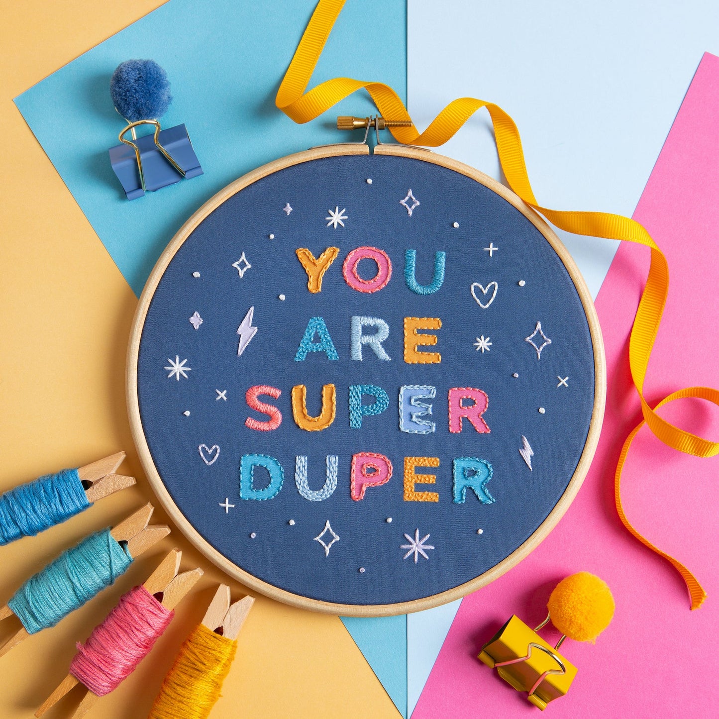 Hawthorn Handmade - You Are Super Duper Embroidery Kit