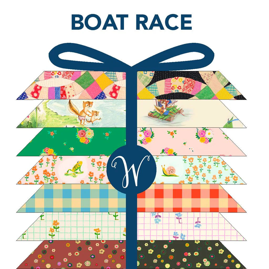 PREORDER || Windham Fabrics - Heather Ross - Boat Race - FAT QUARTER BUNDLE - APRIL 2027