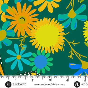 PREORDER || Andover Fabrics - Alison Glass - Redwood 108s - Monarch in Grove 108" WIDEBACK - SEPTEMBER 2026