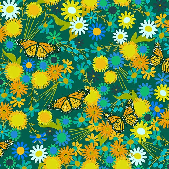 Manufacturer: Andover Fabrics
Designer: Alison Glass
Collection: Redwood 108s
Print Name: Monarch in Grove WIDEBACK
Material: 100% Cotton
Weight: Quilting
SKU: AW-10464-G
Width: 108 inches