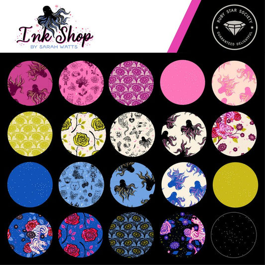 PREORDER || Ruby Star Society - Sarah Watts - Ink Shop - FAT QUARTER BUNDLE - OCTOBER 2026