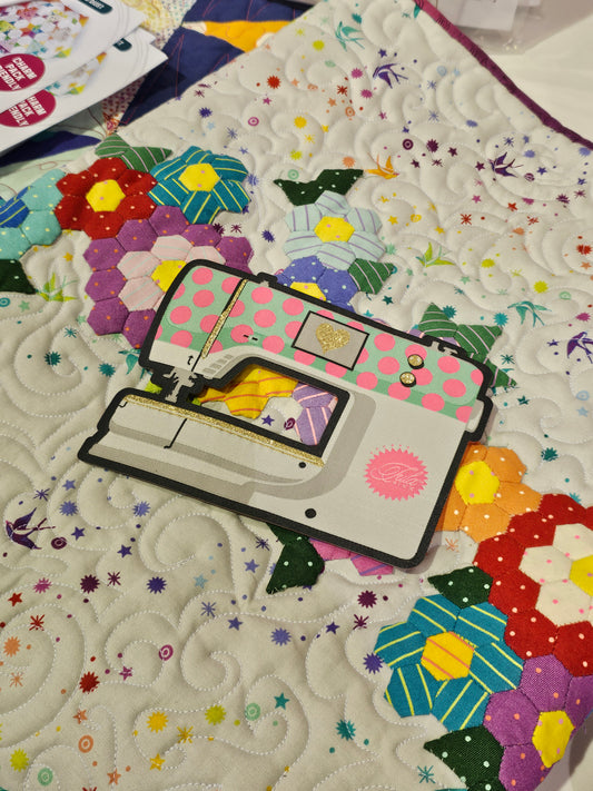 Tula Pink Sewing Machine Patch