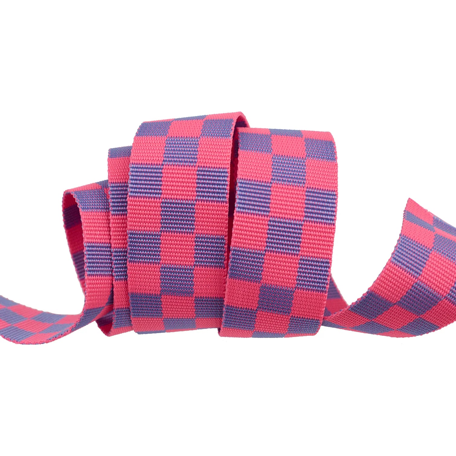 Tula Pink 1 1/2" Nylon Webbing by Renaissance Ribbons.  Webbing is SOLD BY THE YARD.

Untamed Webbing - Check Please in Nova